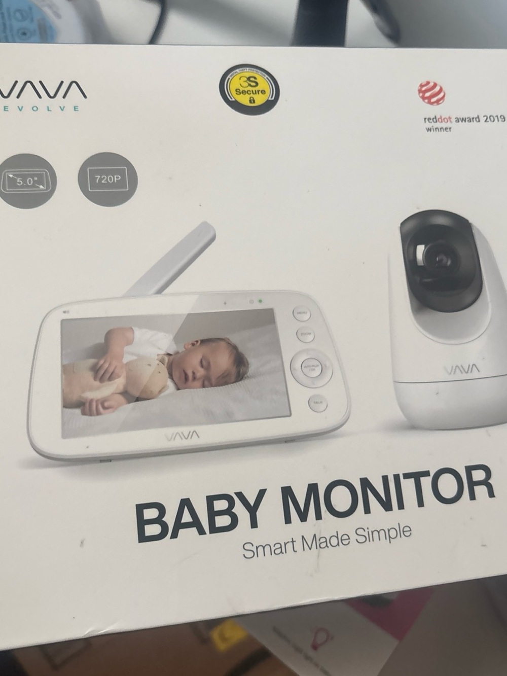 VAVA Baby Monitor in White